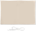 Beige Rectangular Water-Repellent Balcony Canopy with Tethers R582