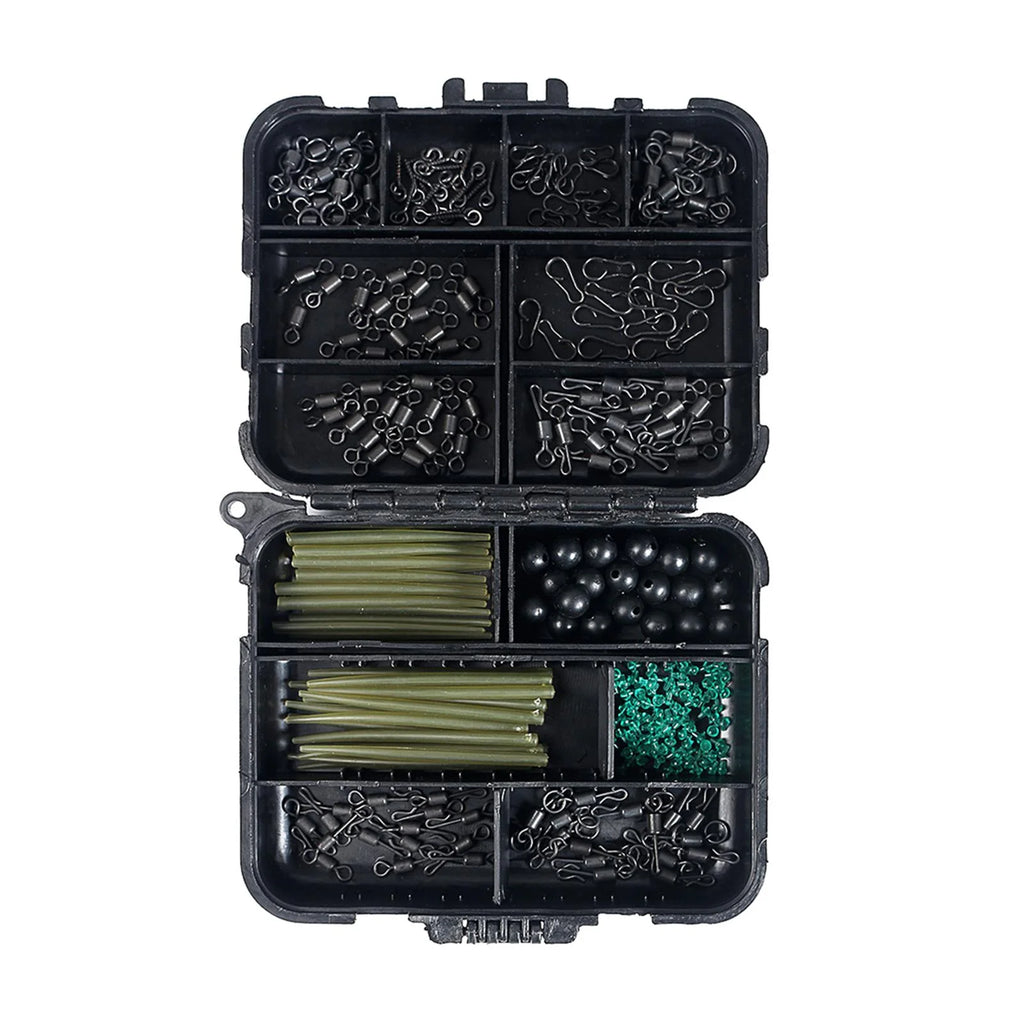 Carp Fishing Tackle Rolling Swivels Beads Stopper Accessories R66295