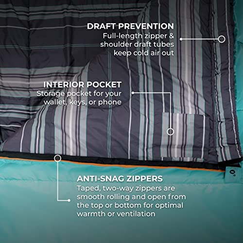 0 Degree Sleeping Bag with Compression Sack G349