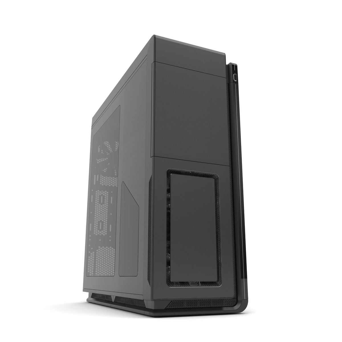 Black/White Aluminum ATX Full Tower Case I582863