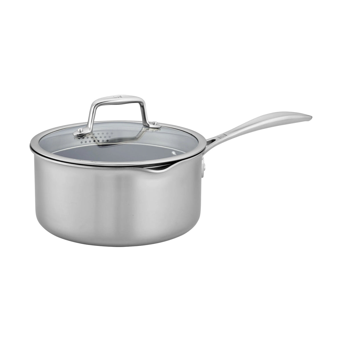 3 Qt Stainless Steel Ceramic Non-Stick Sauce Pan V496