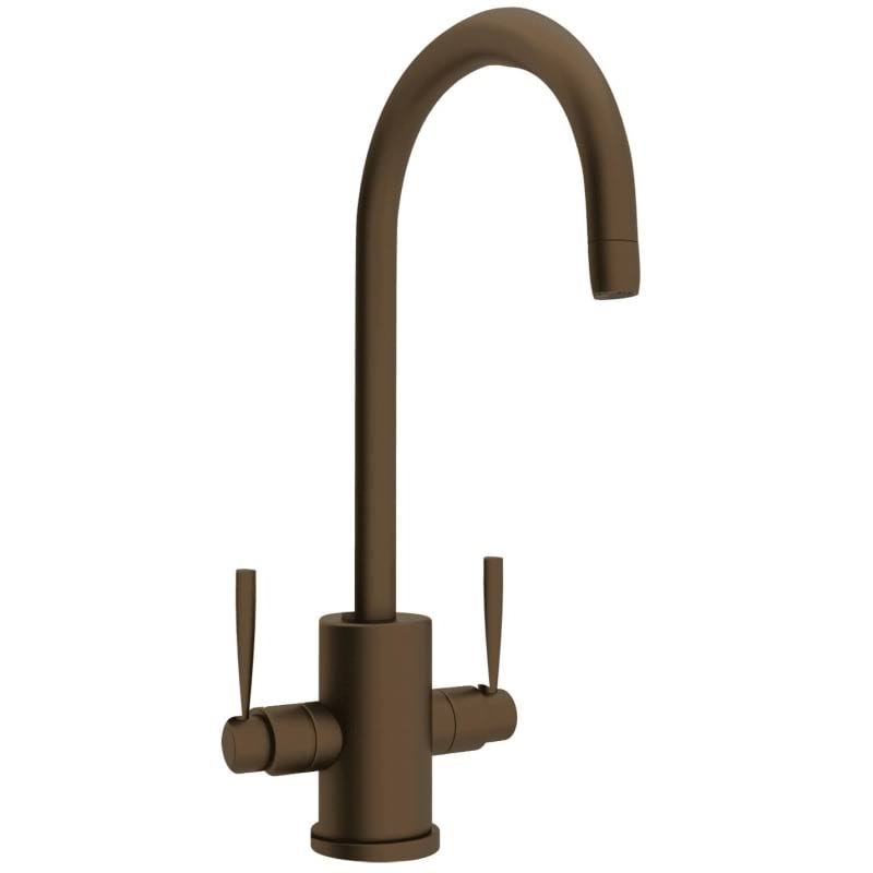 Single Hole Bar Faucet with Round Body and C Spout - English Bronze K19724