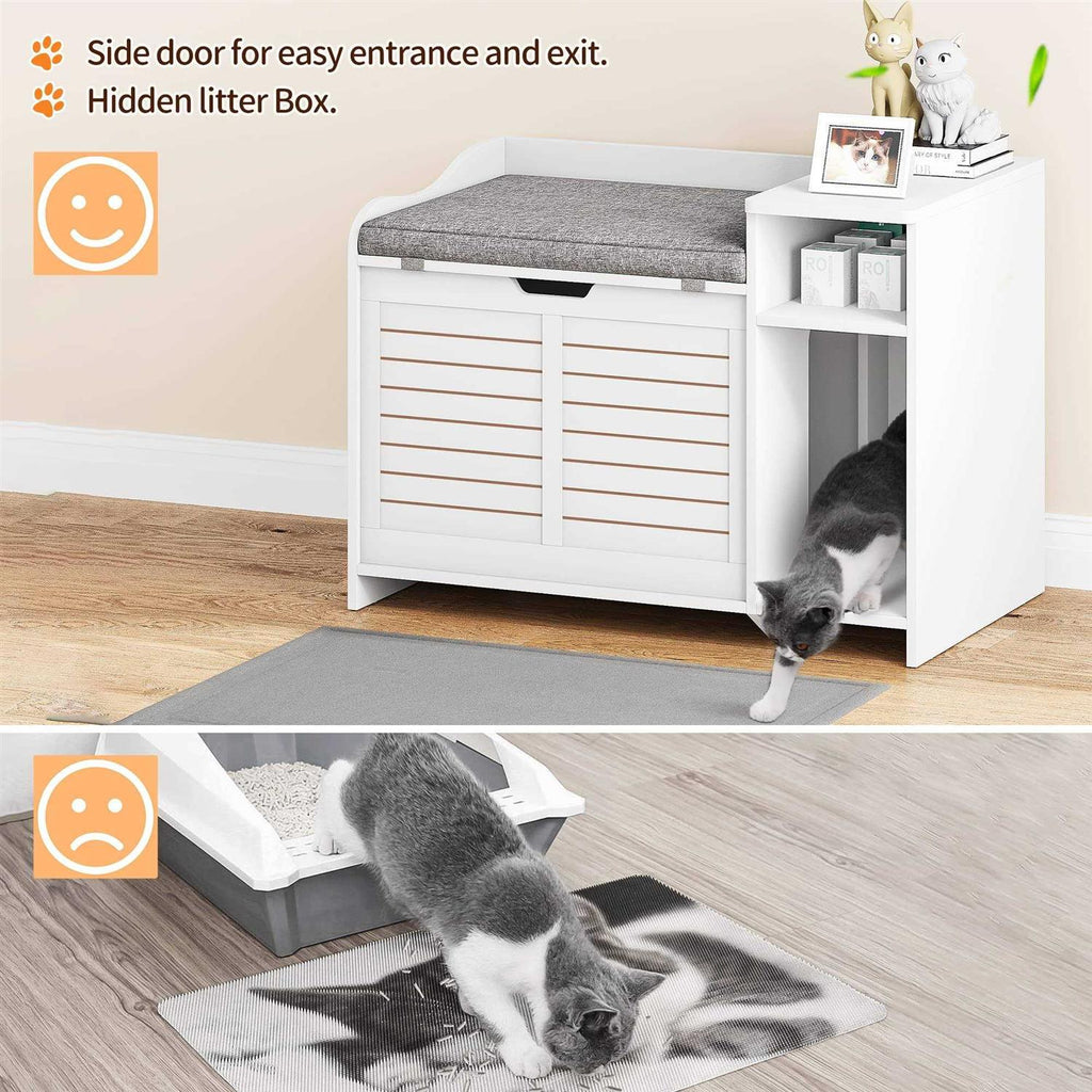 Litter Box Enclosure with Cushion V90198