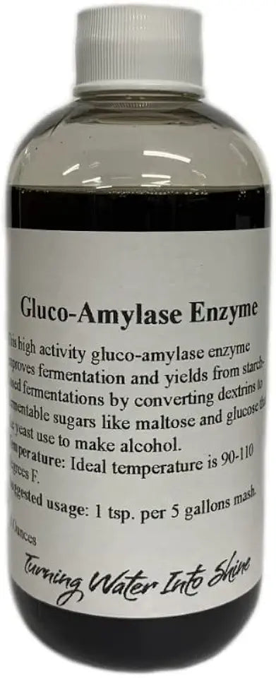 Liquid Gluco-Amylase Enzyme 8 Ounce Bottle E331