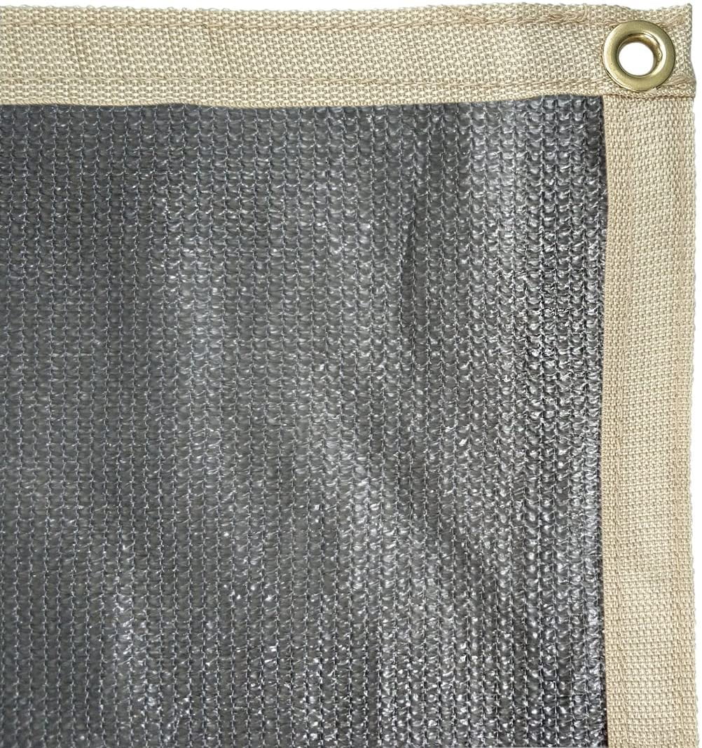 Grey RV Awning Privacy Screen Shade Panel Kit 10 x 12ft B7383