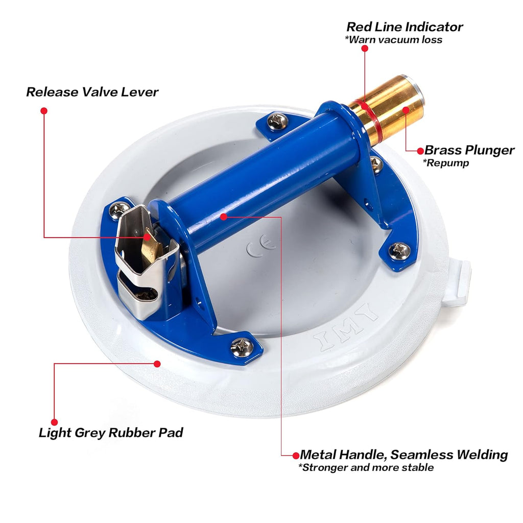8 Glass Suction Cup with Handle and Pump O692095
