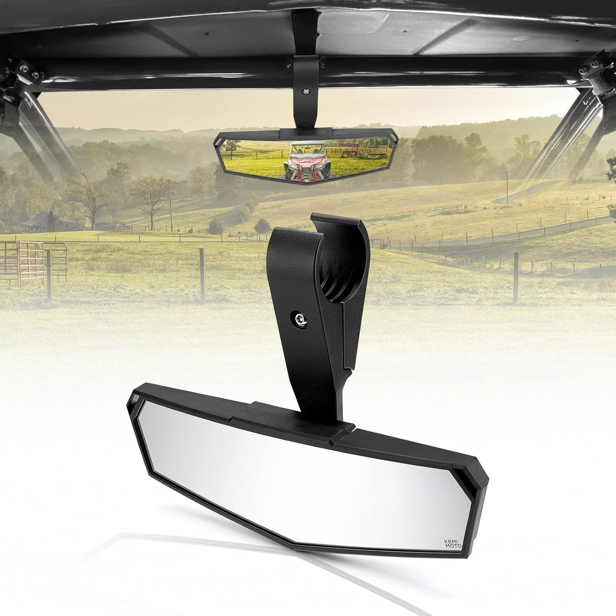 UTV Rear View Mirror with Convex Mirror Q4106