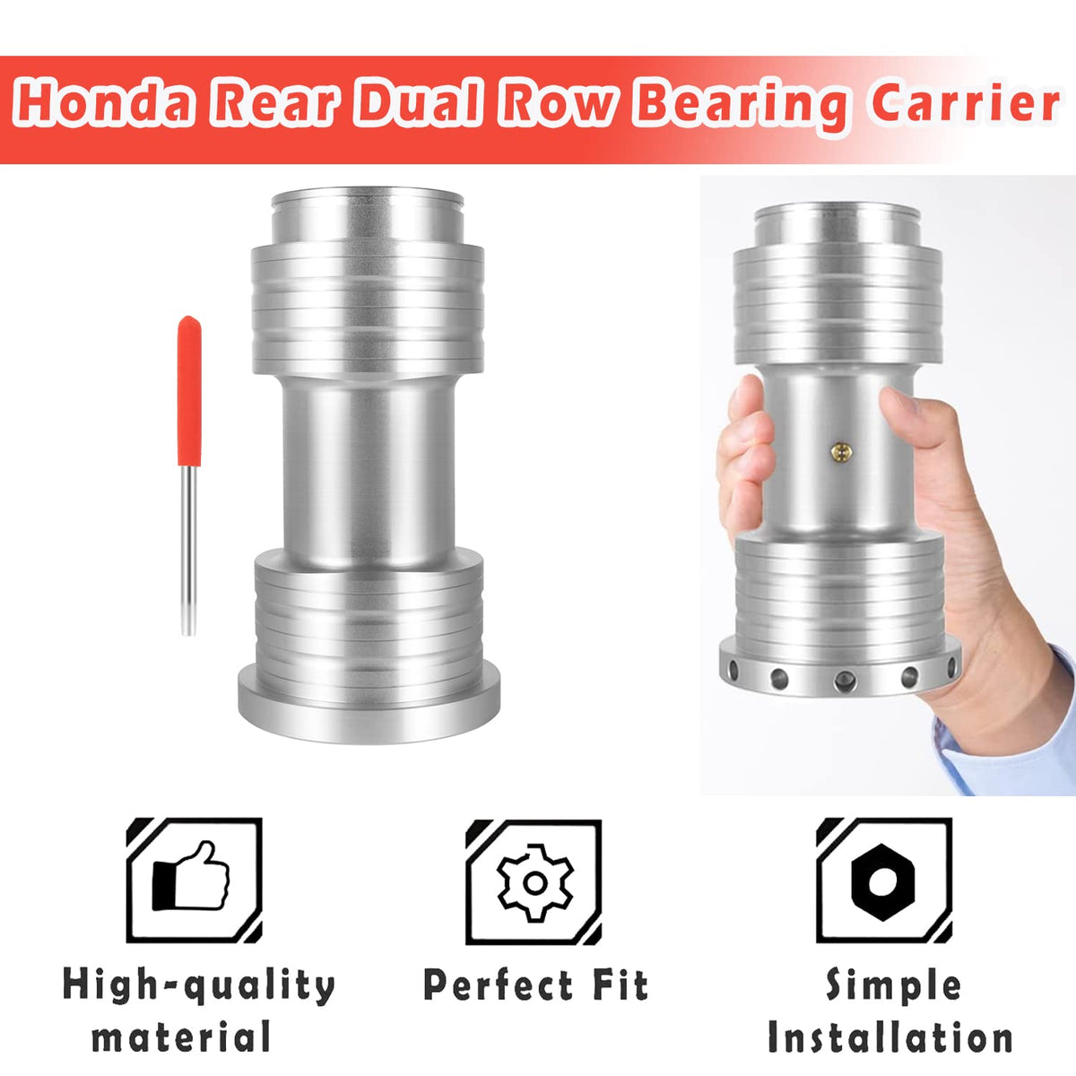 Rear Axle Dual Row Bearing Carrier for TRX300EX TRX250X TRX300X ATV J6540