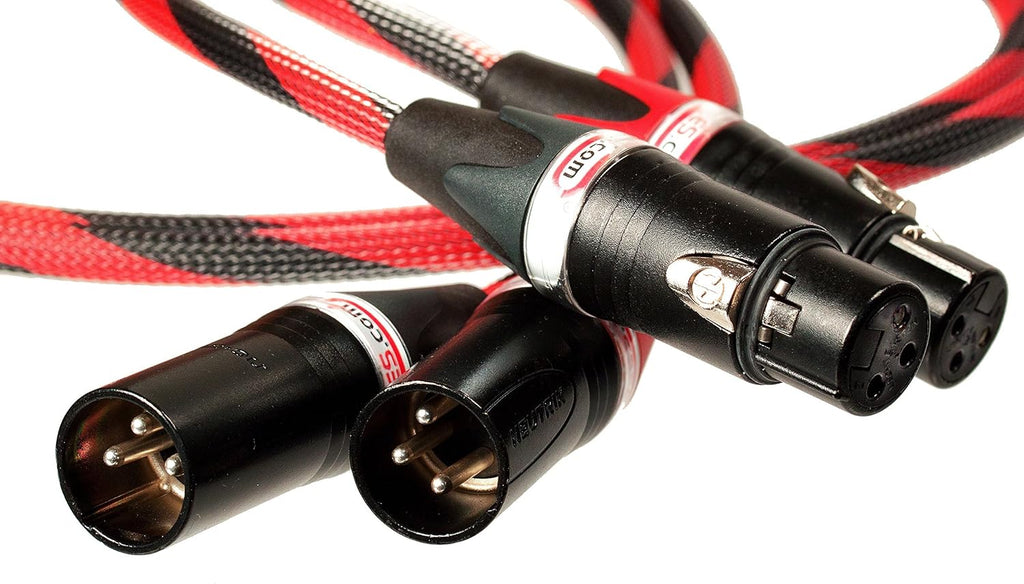 Balanced XLR Audio Cable, 1 meter, Stereo Pair J9947
