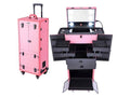 Pink Black Rolling Makeup Case Z60861