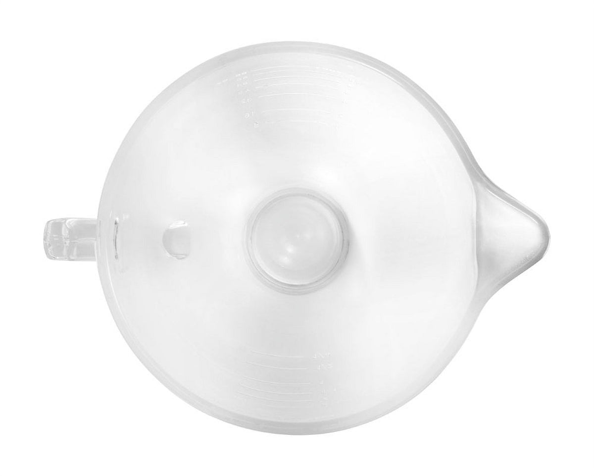 Frosted Glass Bowl with Lid, 5-Quart K55962