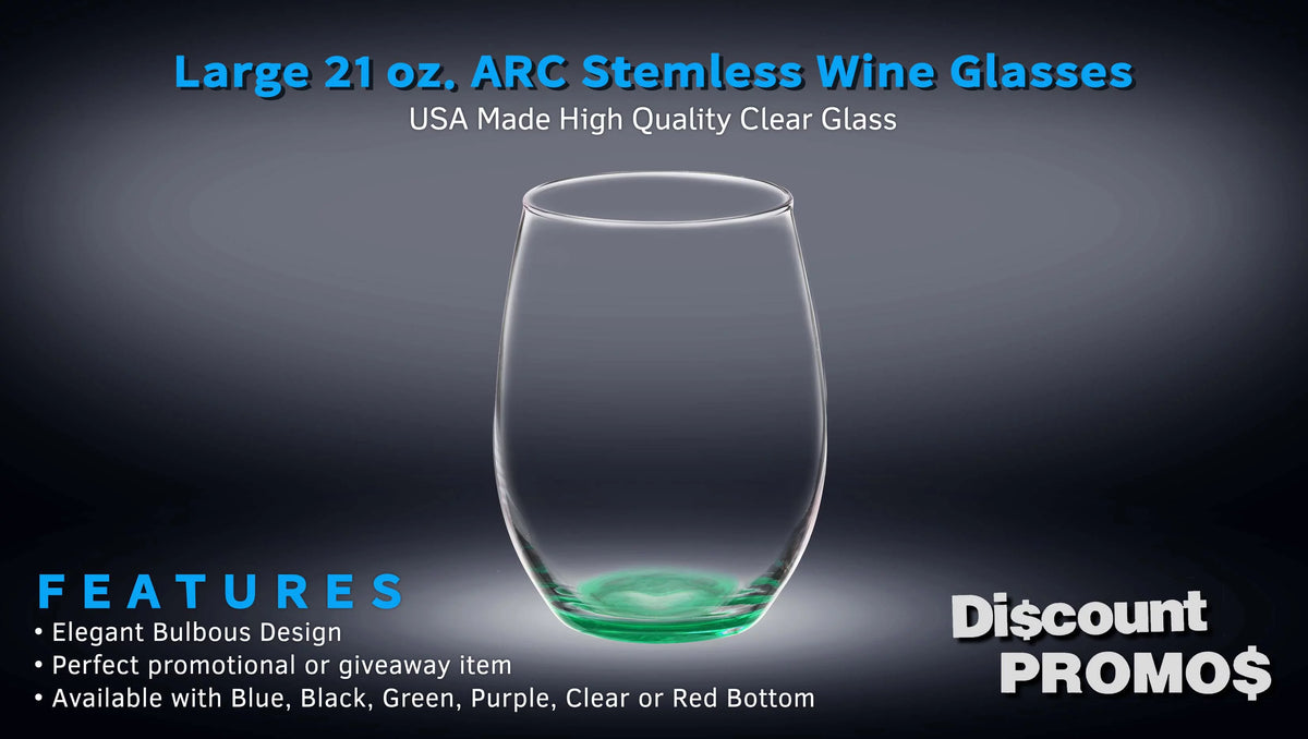 Stemless Wine Glasses Set V793