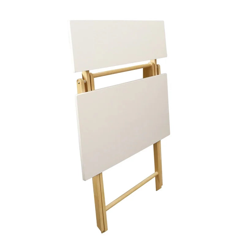 Solid Wood 2-tier Folding Laptop Desk R48991