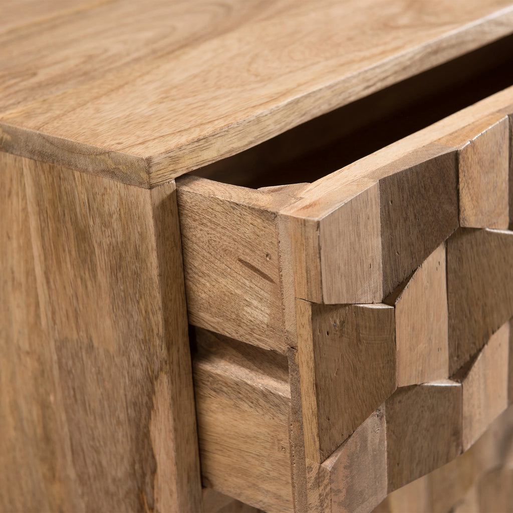 Handmade Mango Wood 3 Drawer Chest U214732