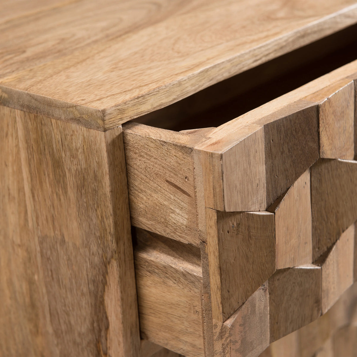 Handmade Mango Wood 3 Drawer Chest U214732
