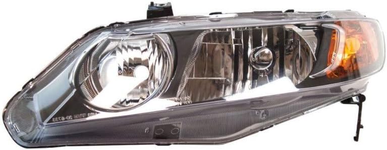 Passenger Side Headlight Assembly for Honda Civic 2006-2011 F647331