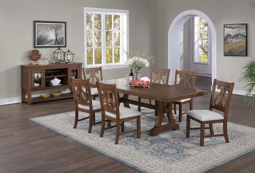 Set of 2 Wooden Cushion Seat Chairs L150899