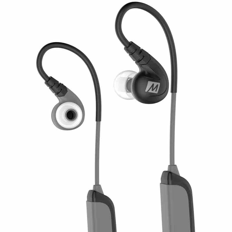 Secure-Fit Stereo Bluetooth Wireless Sports in-Ear Headphones (Black) K891