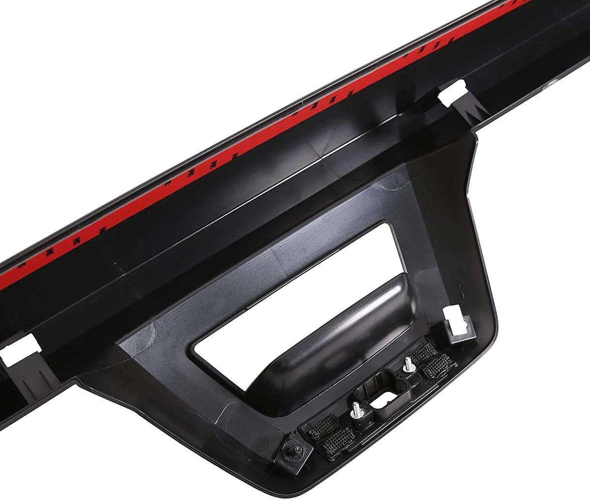 Black Textured Tailgate Spoiler with Camera Hole D707