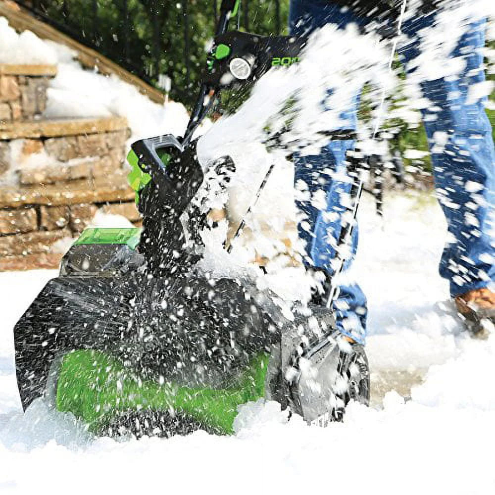 80-Volt 20-inch Brushless Battery Powered Push Snow Blower L96225