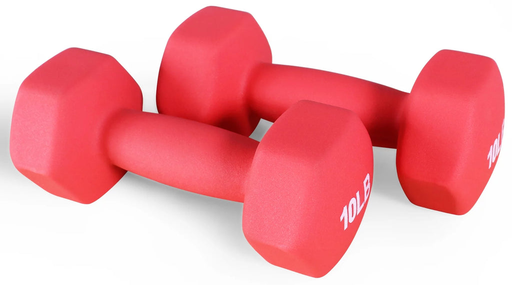 1 lbs Pair Vinyl Coated Dumbbells D966868