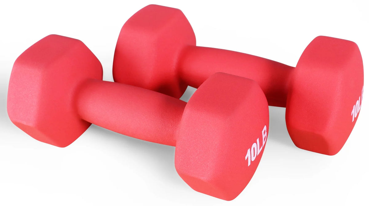 1 lbs Pair Vinyl Coated Dumbbells D966868
