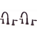 Tuscan Bronze 2-Handle Widespread Bathroom Faucet (2-Pack) F67337