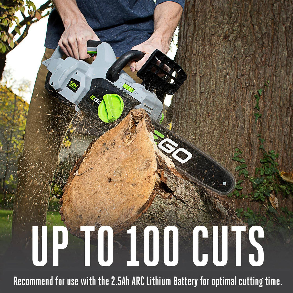 14 in. 56-Volt Cordless Chainsaw R247353