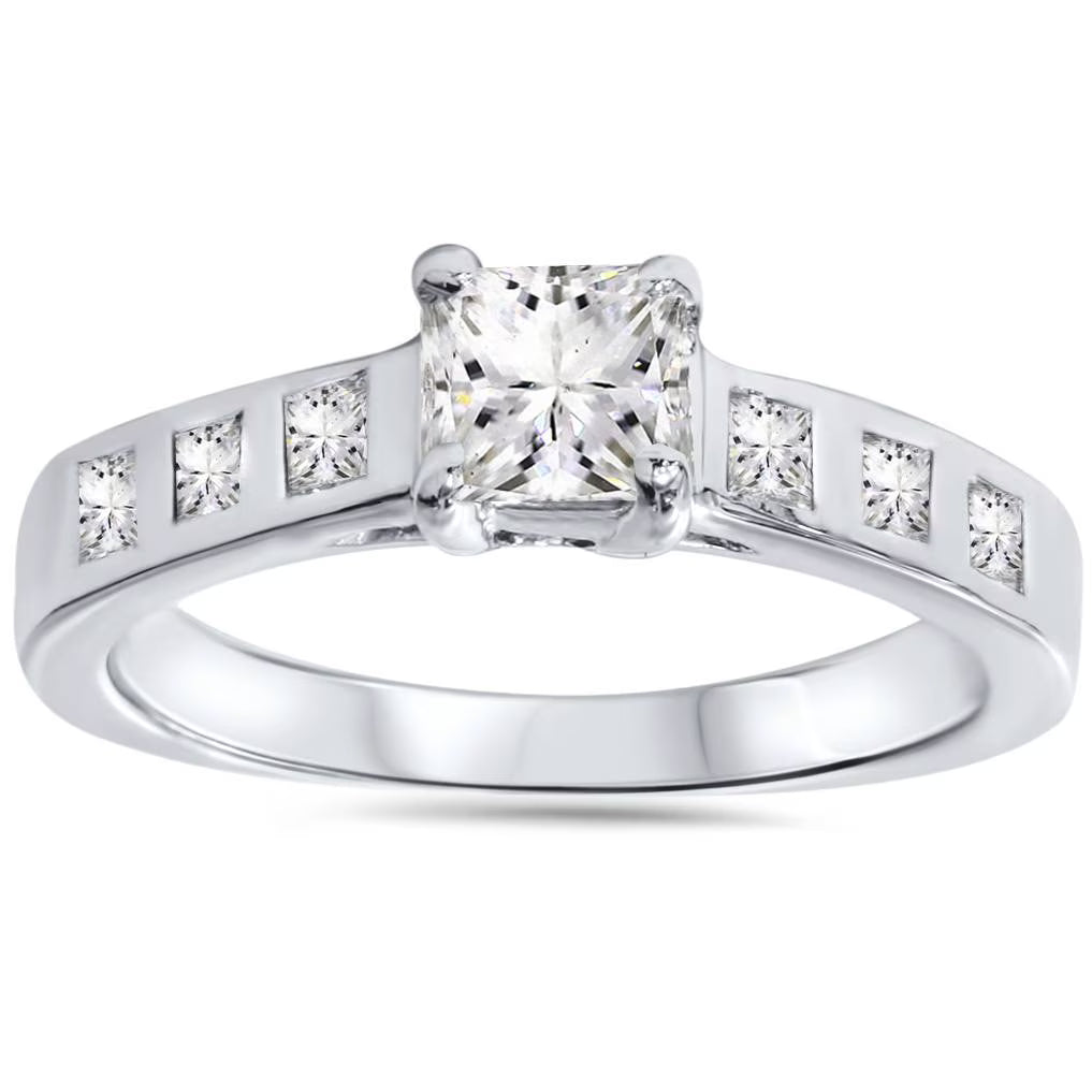 14K White Gold Diamond Ring M3063