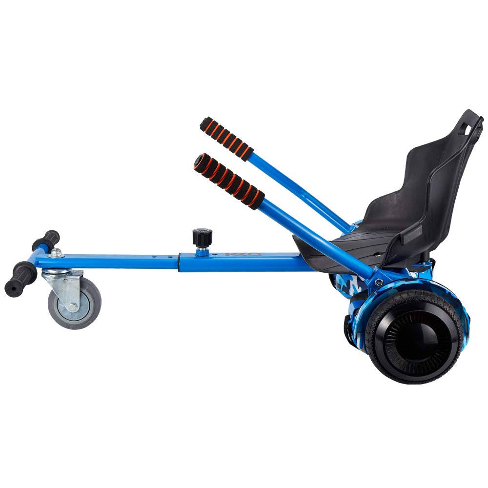 Blue Chrome Hoverboard and Wireless Speaker and Blue Hovercart Z7952