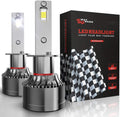 H1 LED Headlight Bulb 120W 20000LM 6000K Cool White Pack of 2 D27822