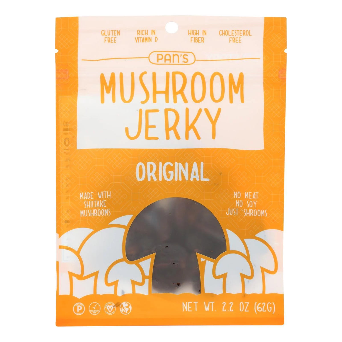Mushroom Jerky Original Case of 6 2.2 OZ G3069