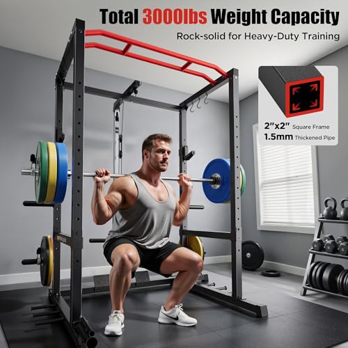 1600lbs Multi-Function Power Cage with Cable Crossover System I5160