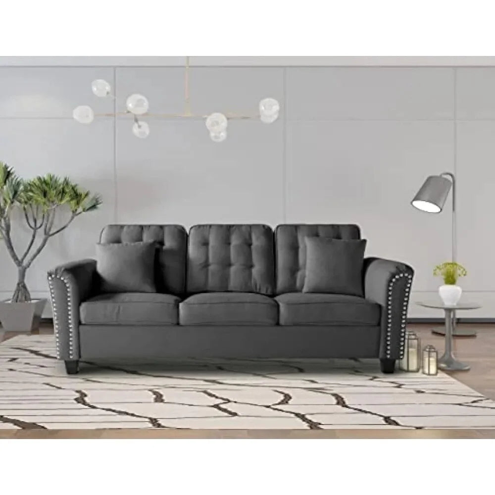 Grey 3 Seater Sofa P74089