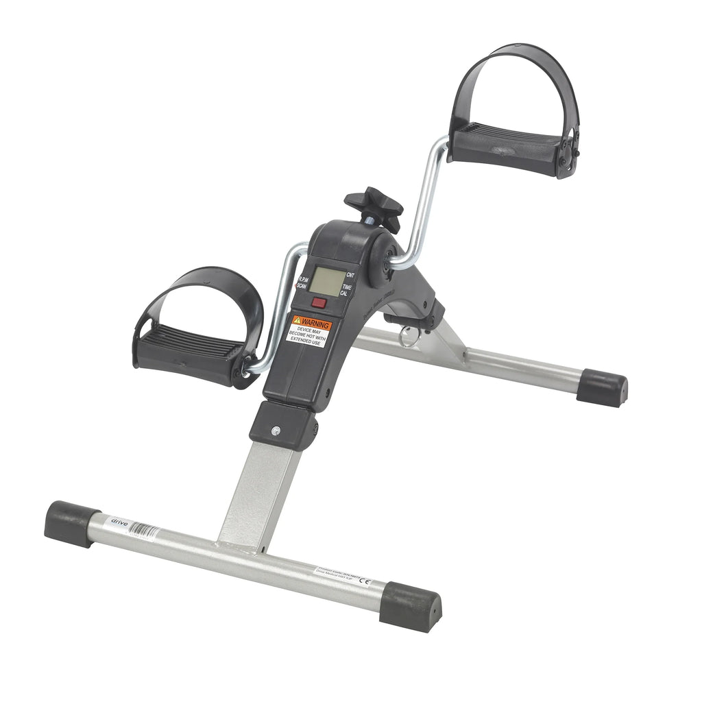 Folding Exercise Peddler with Electronic Display, Black L55371