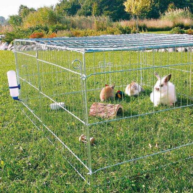 Portable Outdoor Rabbit Cage F3838