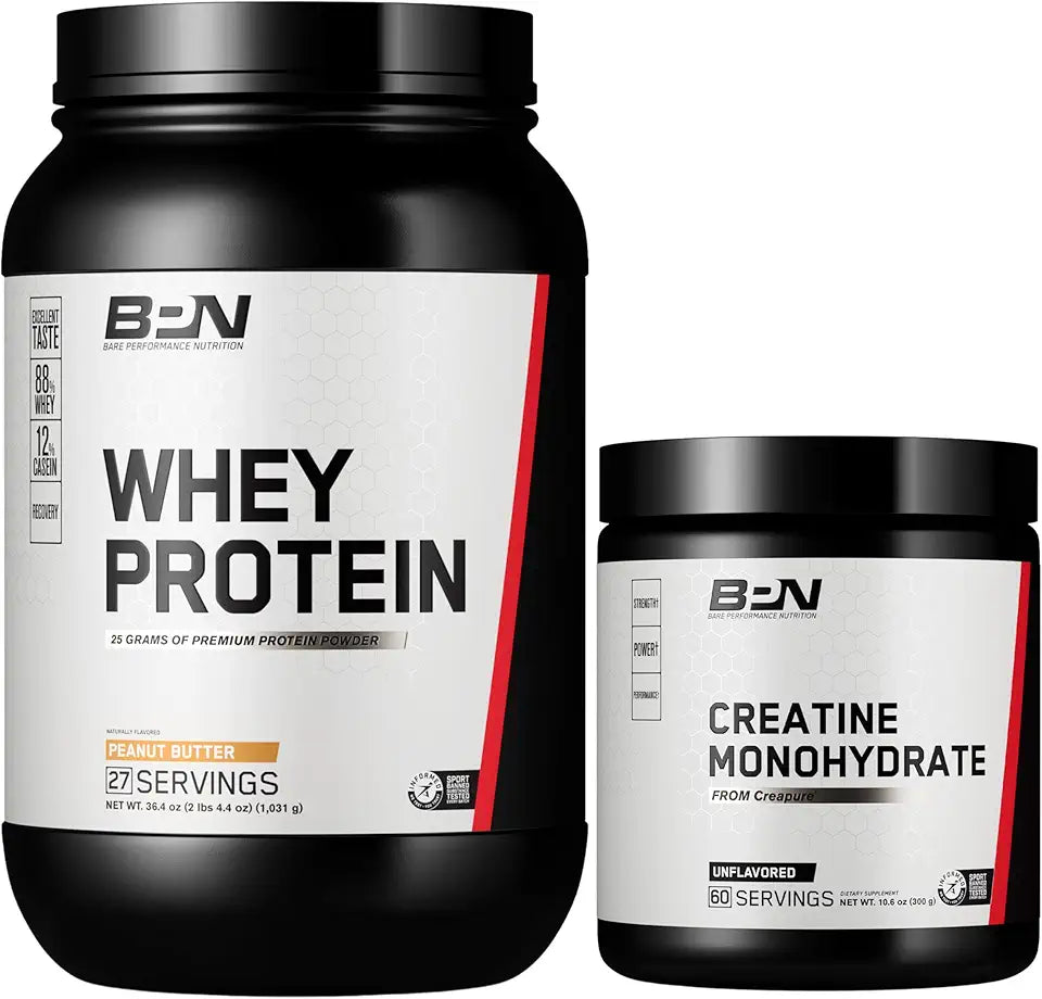 Whey Peanut Butter Protein + Creatine 60 Serving Bundle F96842