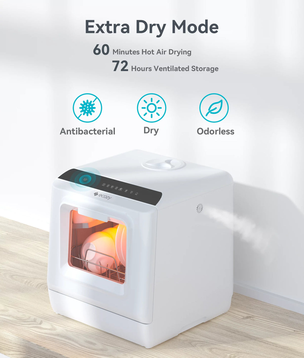 Countertop Dishwasher with 5L Water Tank D2113