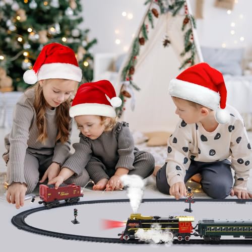 Electric Train Set with Smoke, Sound and Lights C233