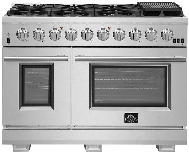 48" Stainless Steel Gas Range with 8 Burners R18963