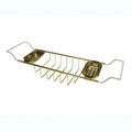 Polished Brass Claw Foot Bathtub Caddy P6703