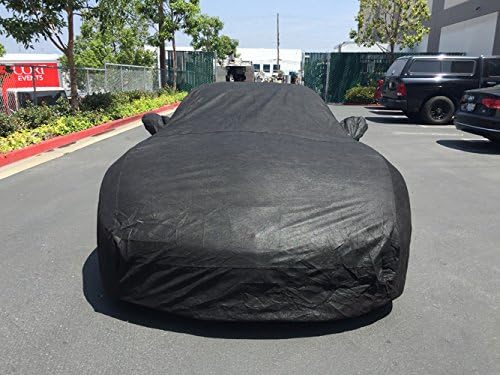 5 Layer Heavy Duty Waterproof Black Car Cover T2210