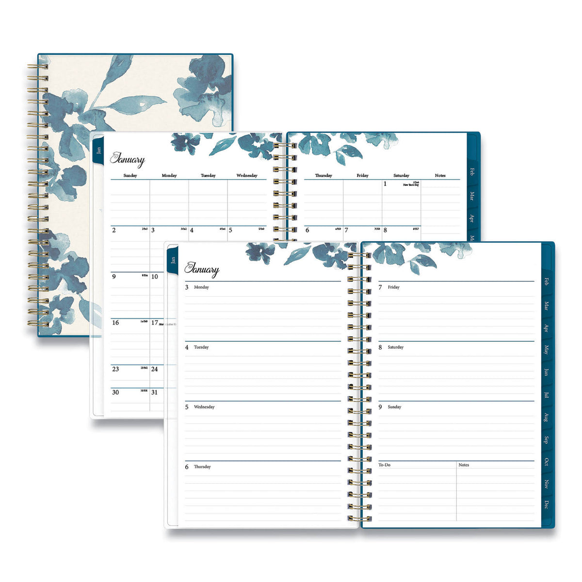 Blue Weekly/Monthly Planner E339908