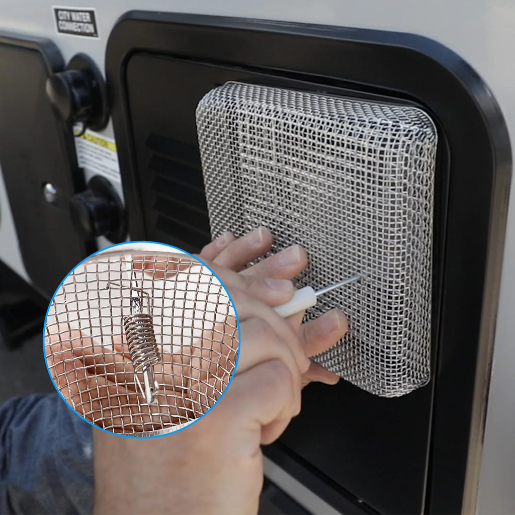 Stainless Steel Mesh RV Flying Insect Screen with Installation Tool R64748