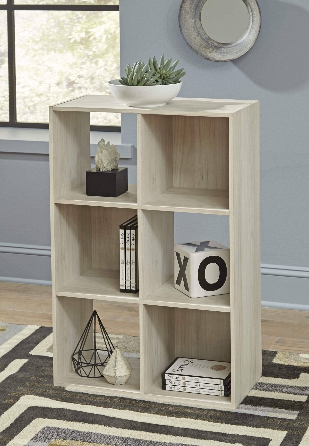 Natural Six Cube Organizer W539