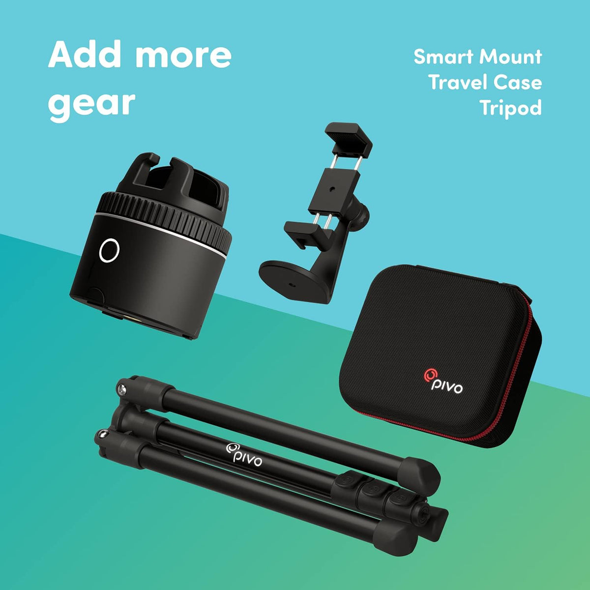 Fast Auto Tracking Phone Holder with Remote - 360 Rotation Camera Stand U623