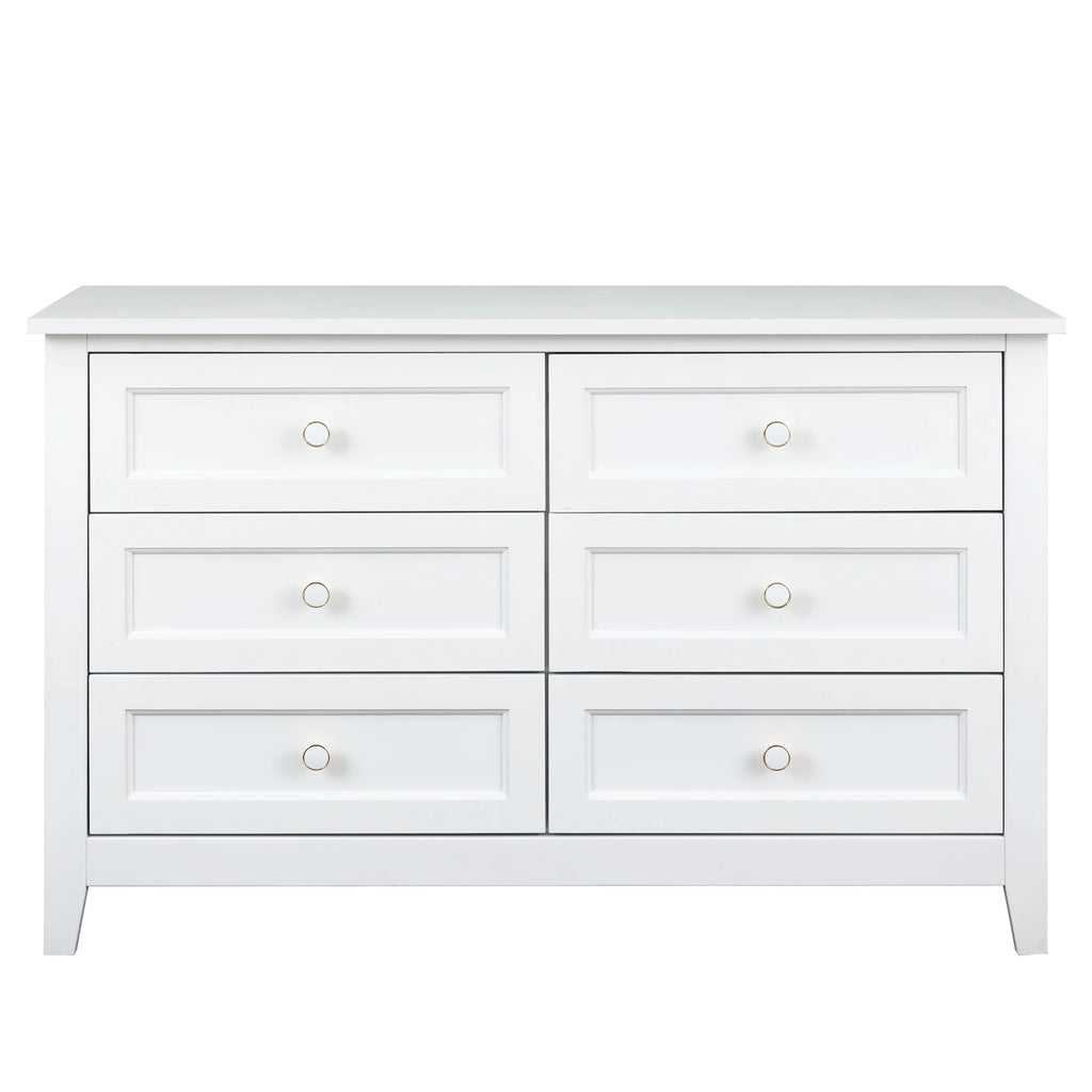 6 Drawer Solid Wood Dresser A402