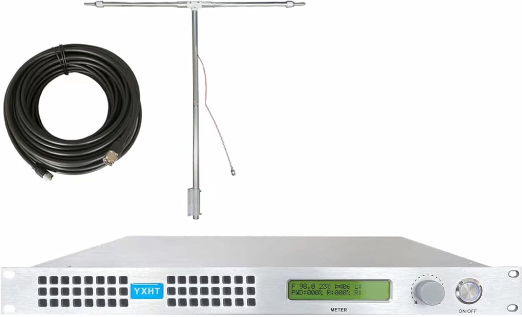 100W FM Broadcast Transmitter with Antenna Cable K1704