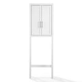 White/Nickel Wood/Metal Spacesaver F85779