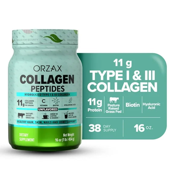 Unflavored Collagen Peptides Powder 16oz W915764